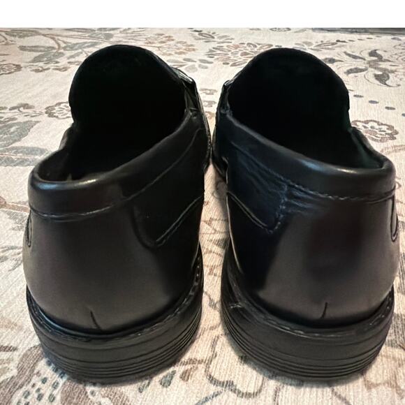 Bostonian Flexlite Men\'s Leather Bit Loafers Black Size 8 M Brand New